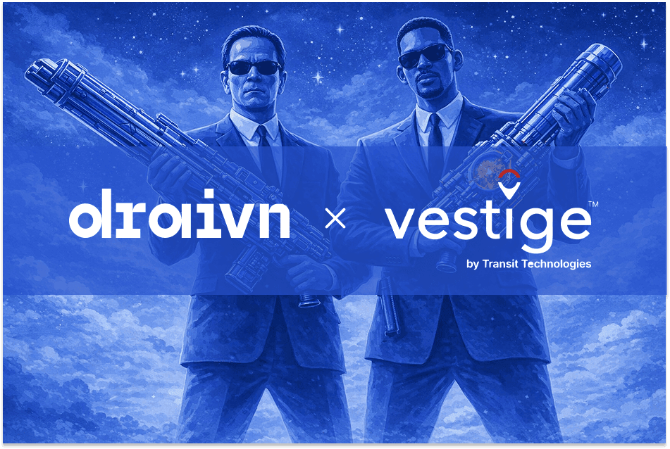 New partnership announcement: Draivn x Vestige, a Transit Technologies company